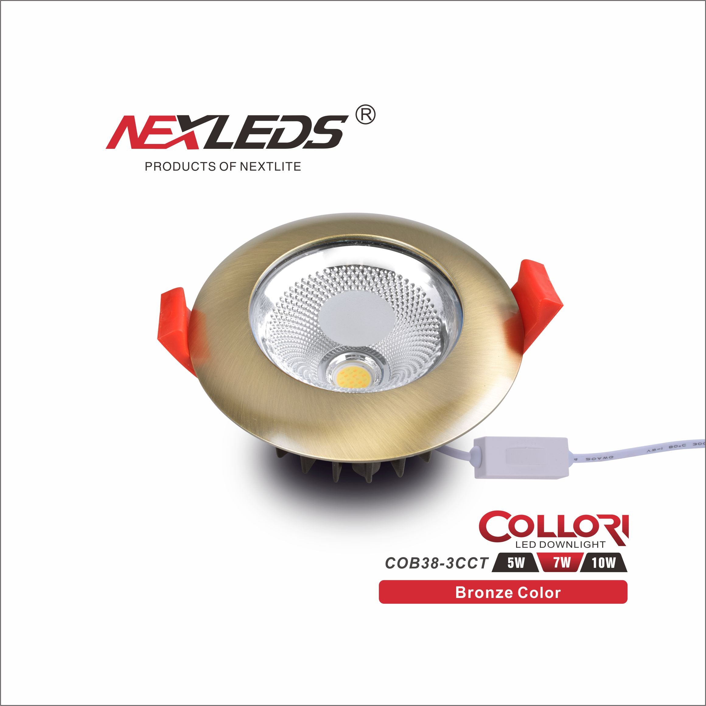 COLLORI COB38-3CCT 5W/7W/12W LED Downlight