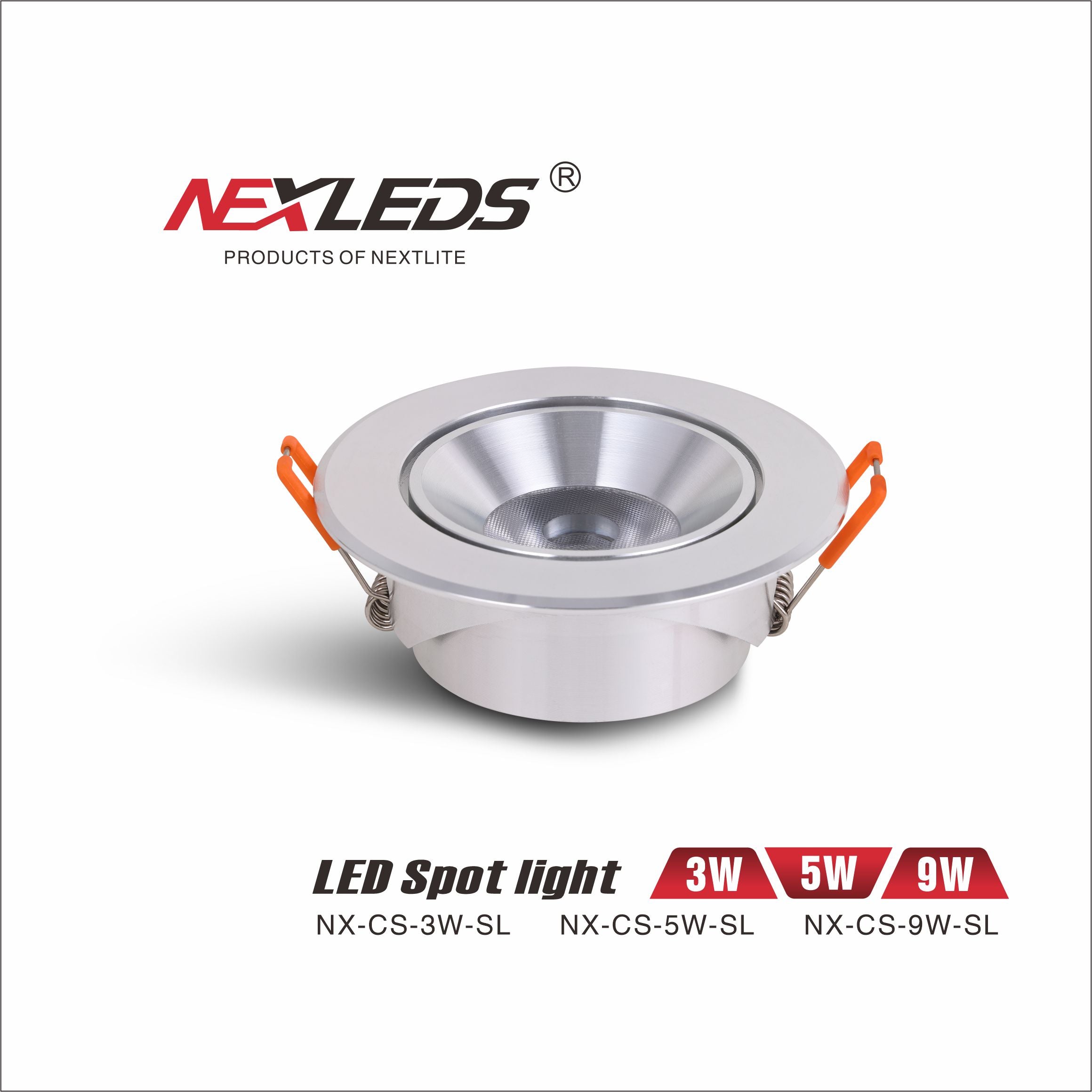 NX-CS-3W, 5W & 9W LED SPOT LIGHT