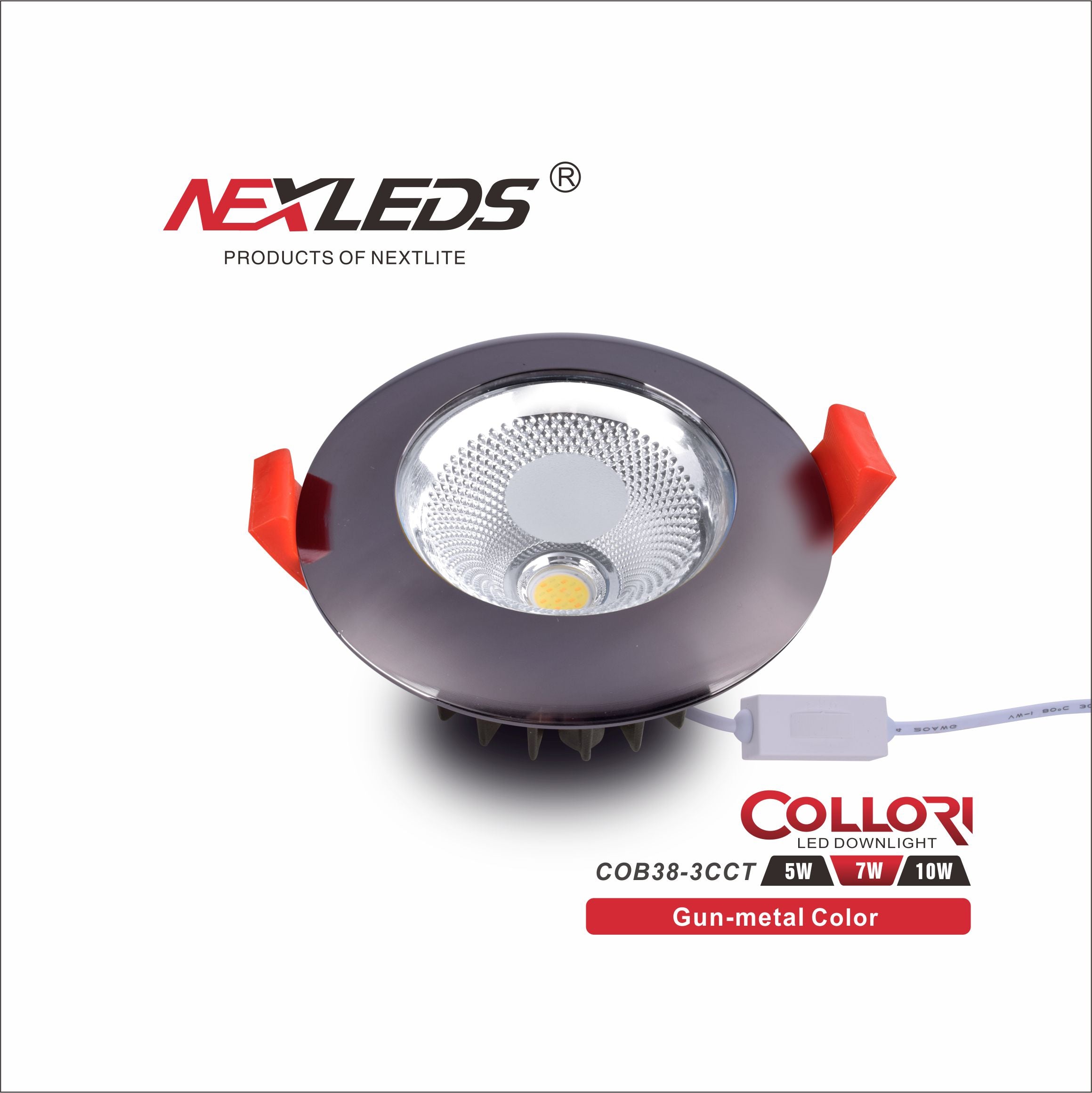 COLLORI COB38-3CCT 5W/7W/12W LED Downlight