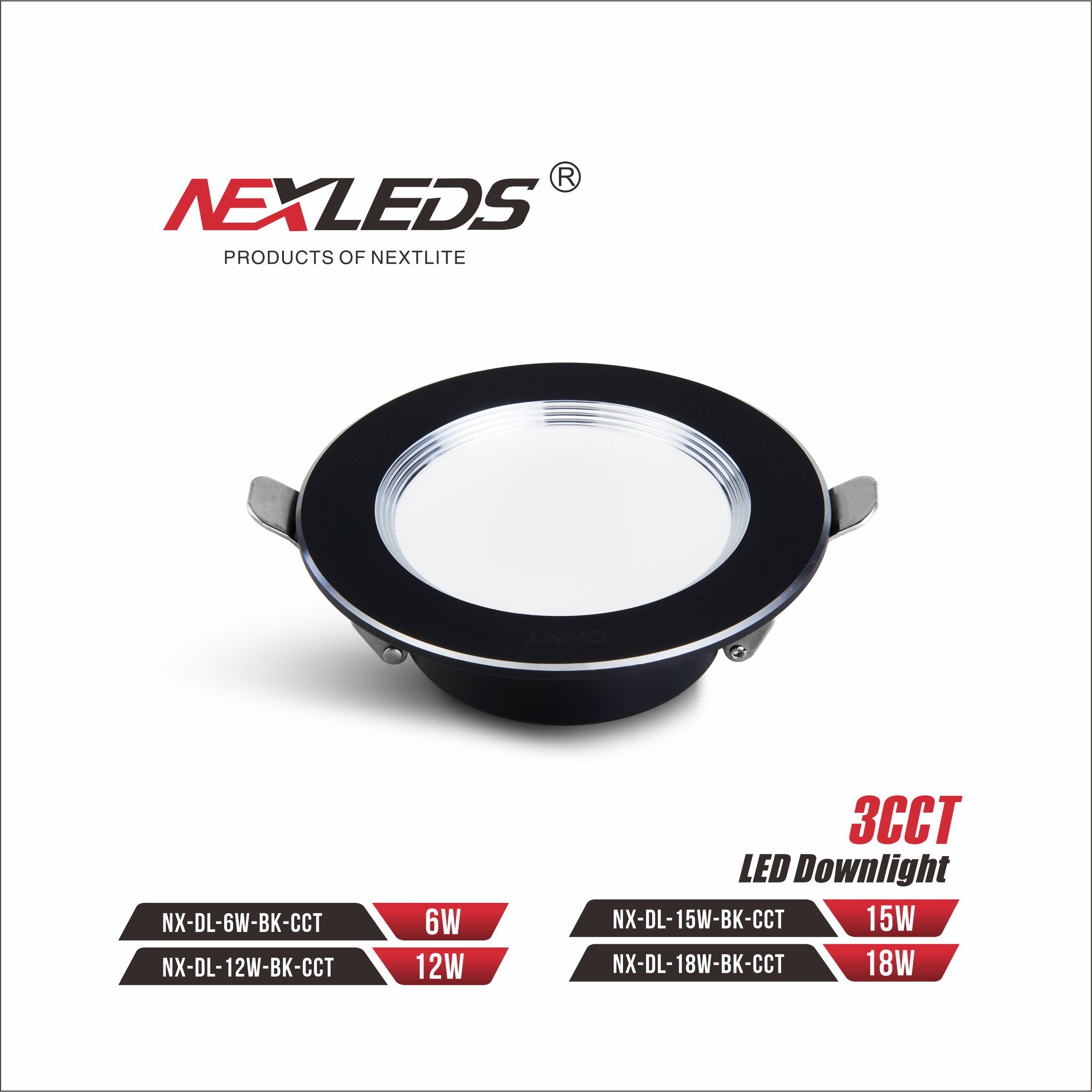 NX-DL-6W/12W/15W/18W CCT LED Spot Light