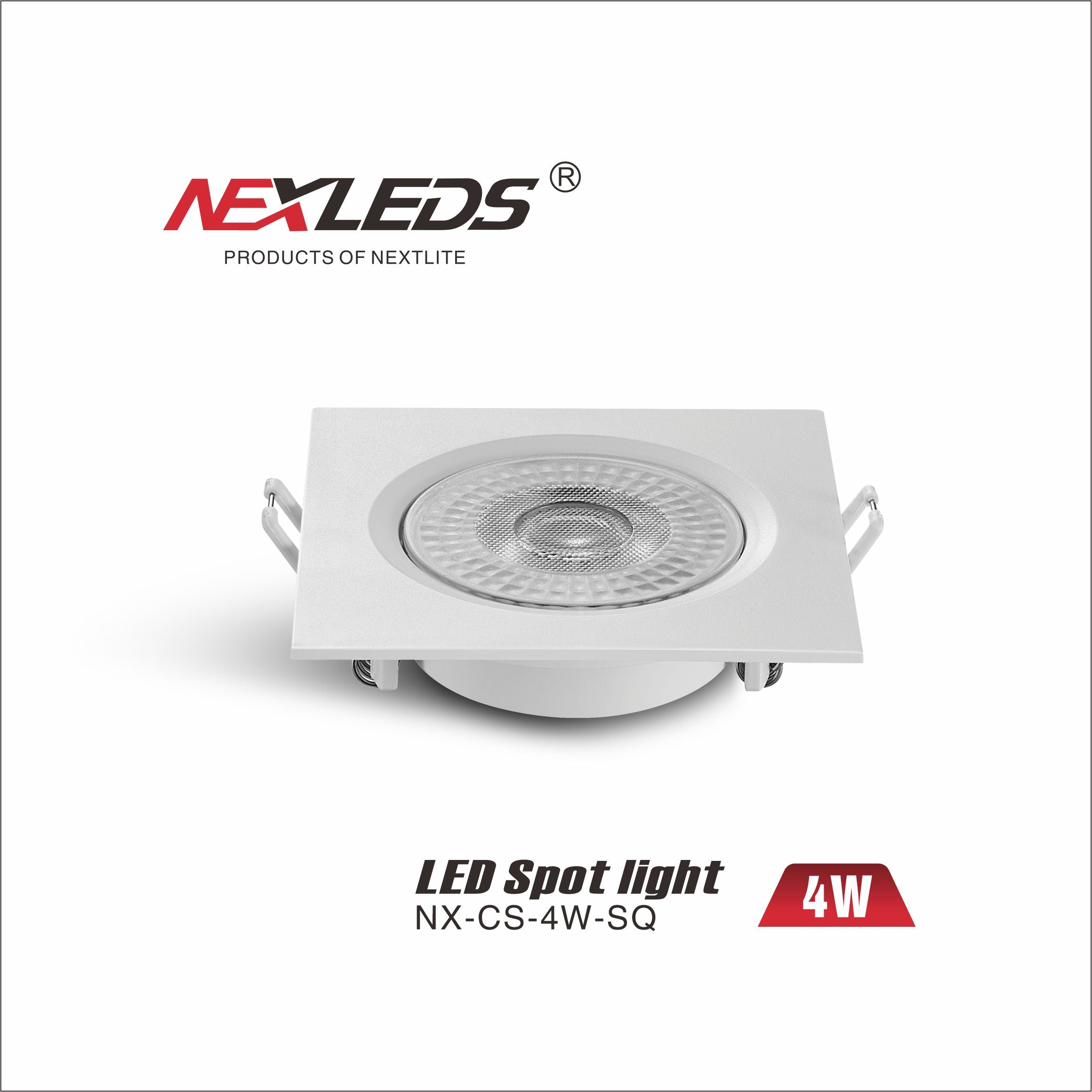 NX-CS-4W ROUND & SQ LED SPOT LIGHT