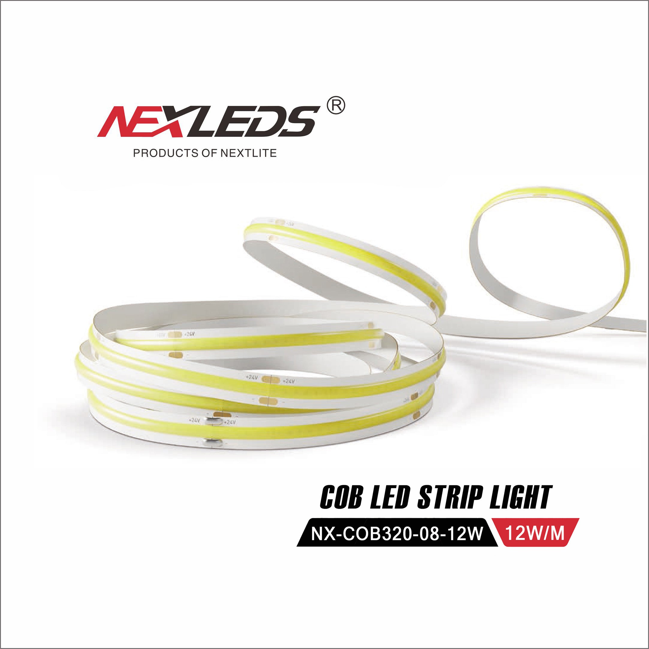 COB LED list 10mm 4000K IP20 Dimbar 5m