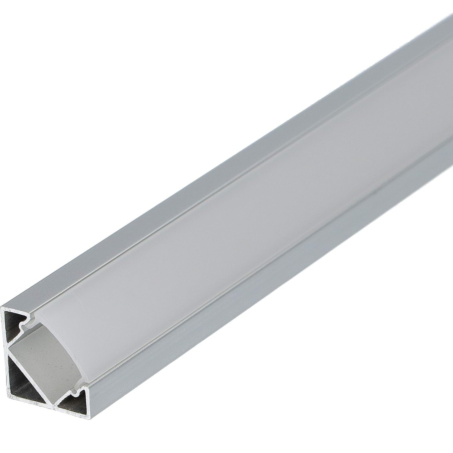 45° Aluminiumprofil med Difuser LED List 3M