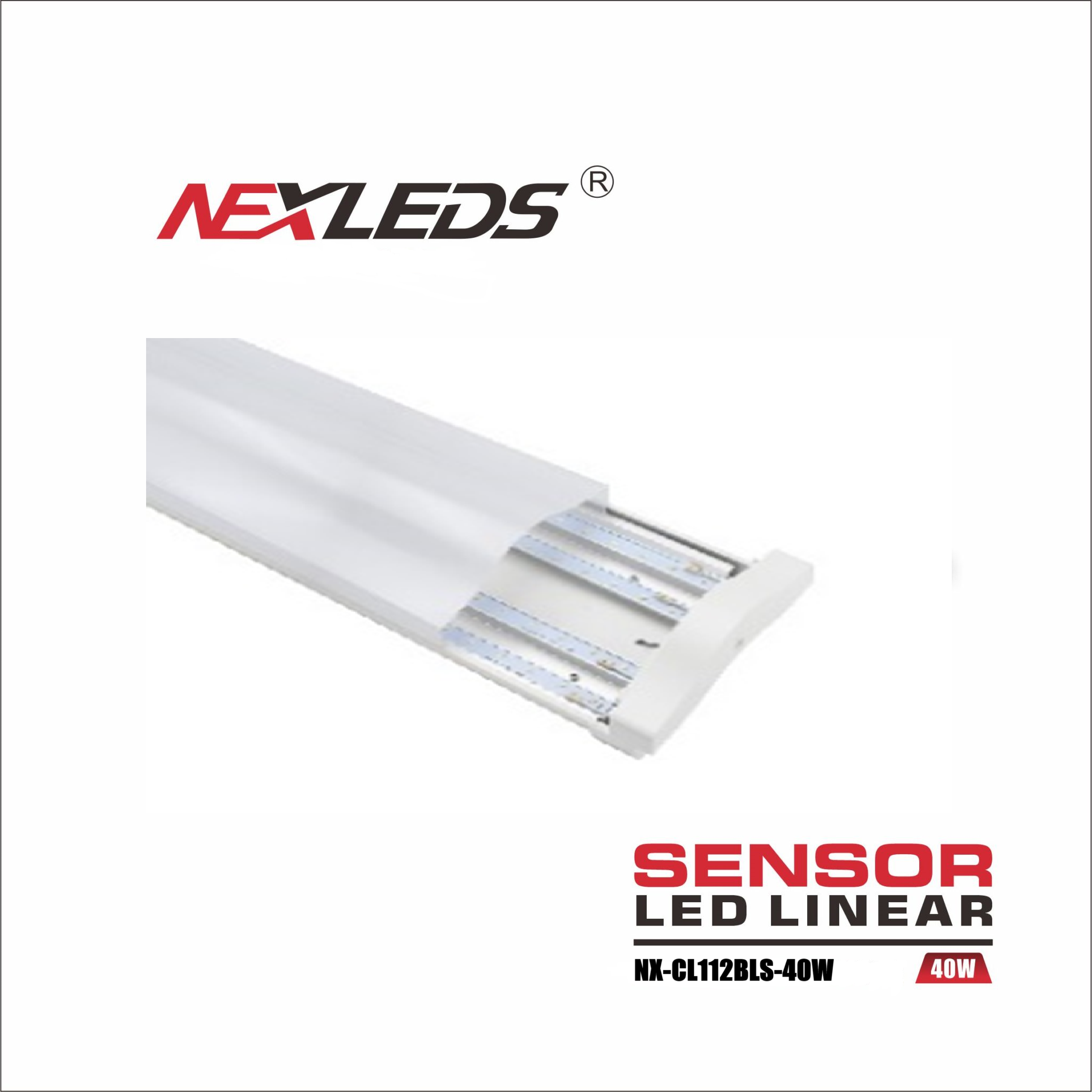 Led Armatur Liner-08 40W 4000K On/Off