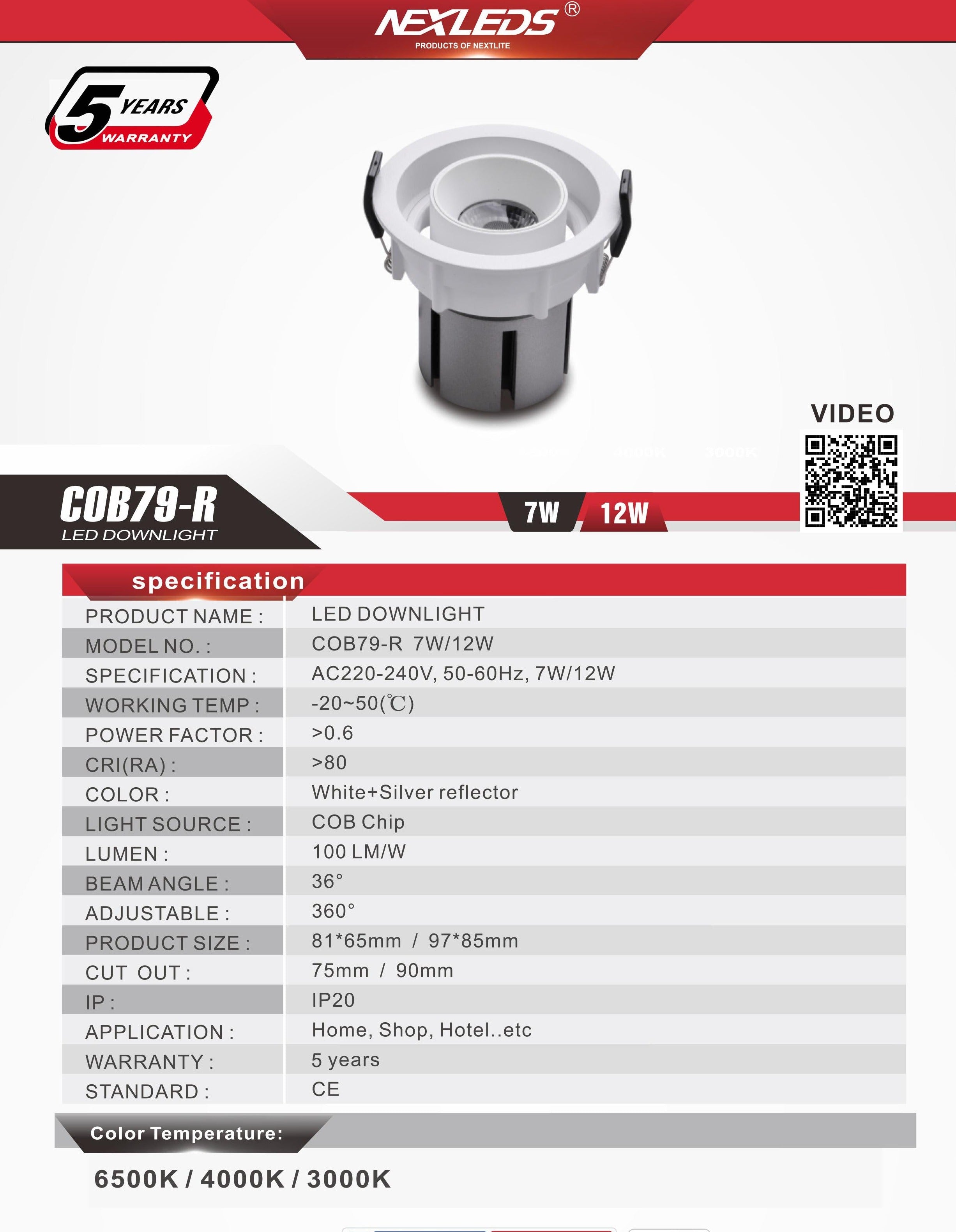 LED DOWNLIGHT COB79