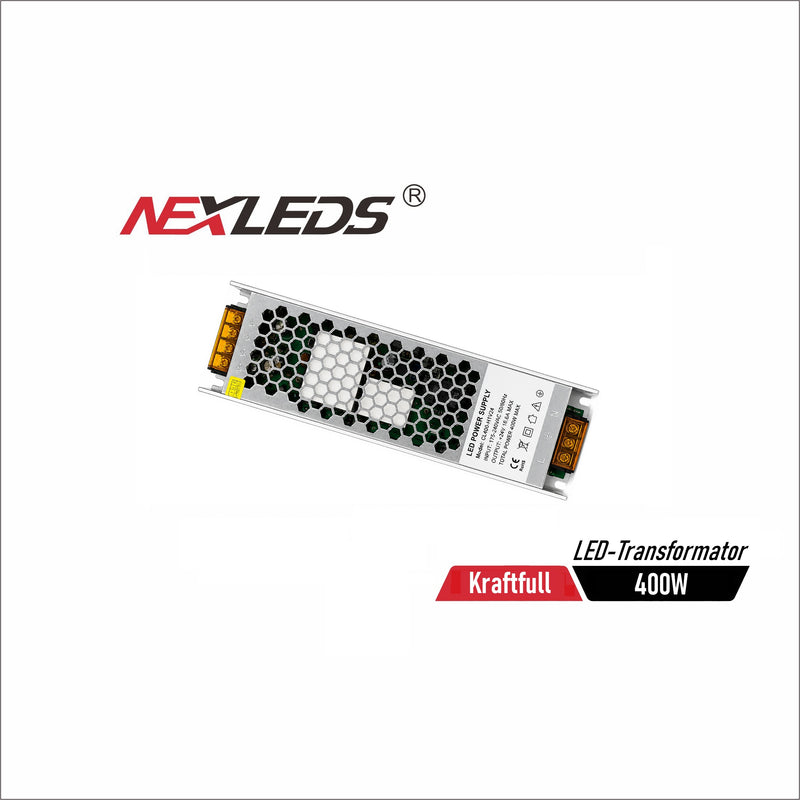LED-transformator 400W 24V för LED-belysning