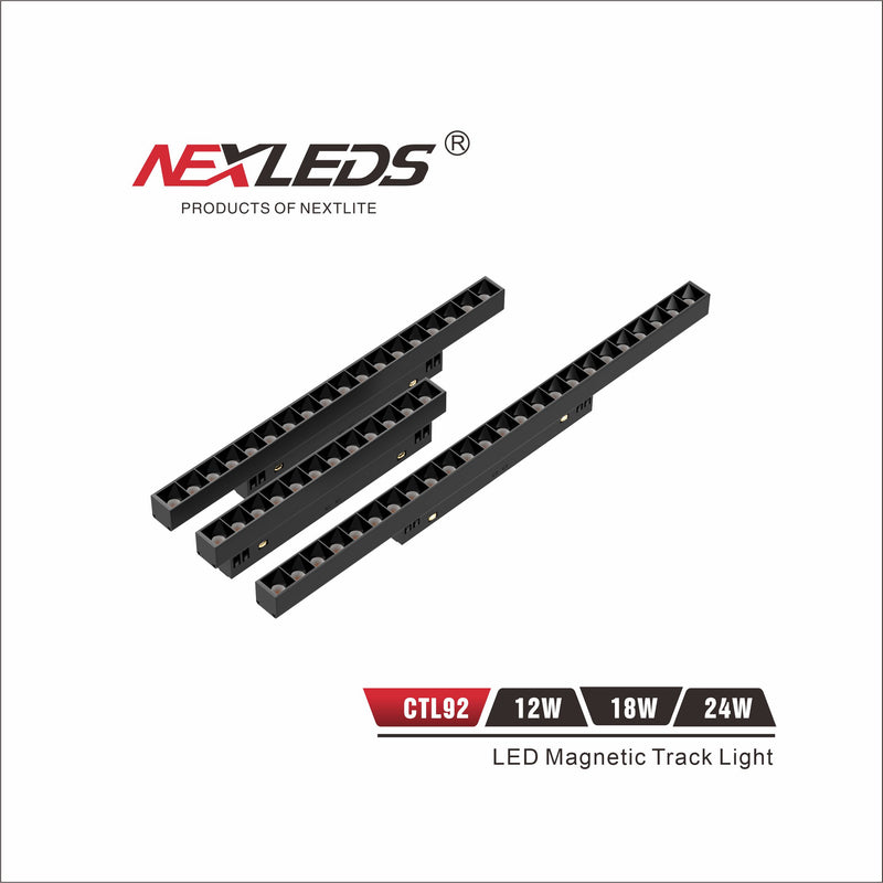 LED-skena spotlight 36° 24W för Magnetiskt Skensystem