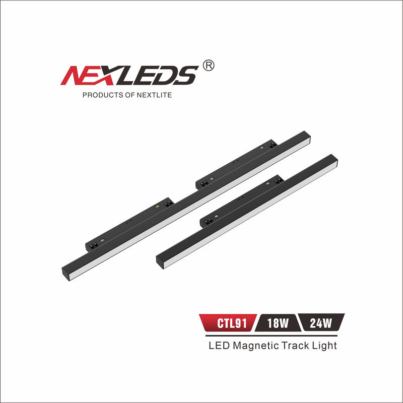 LED-Linjär Belysning 24W för Magnetiskt Skensystem