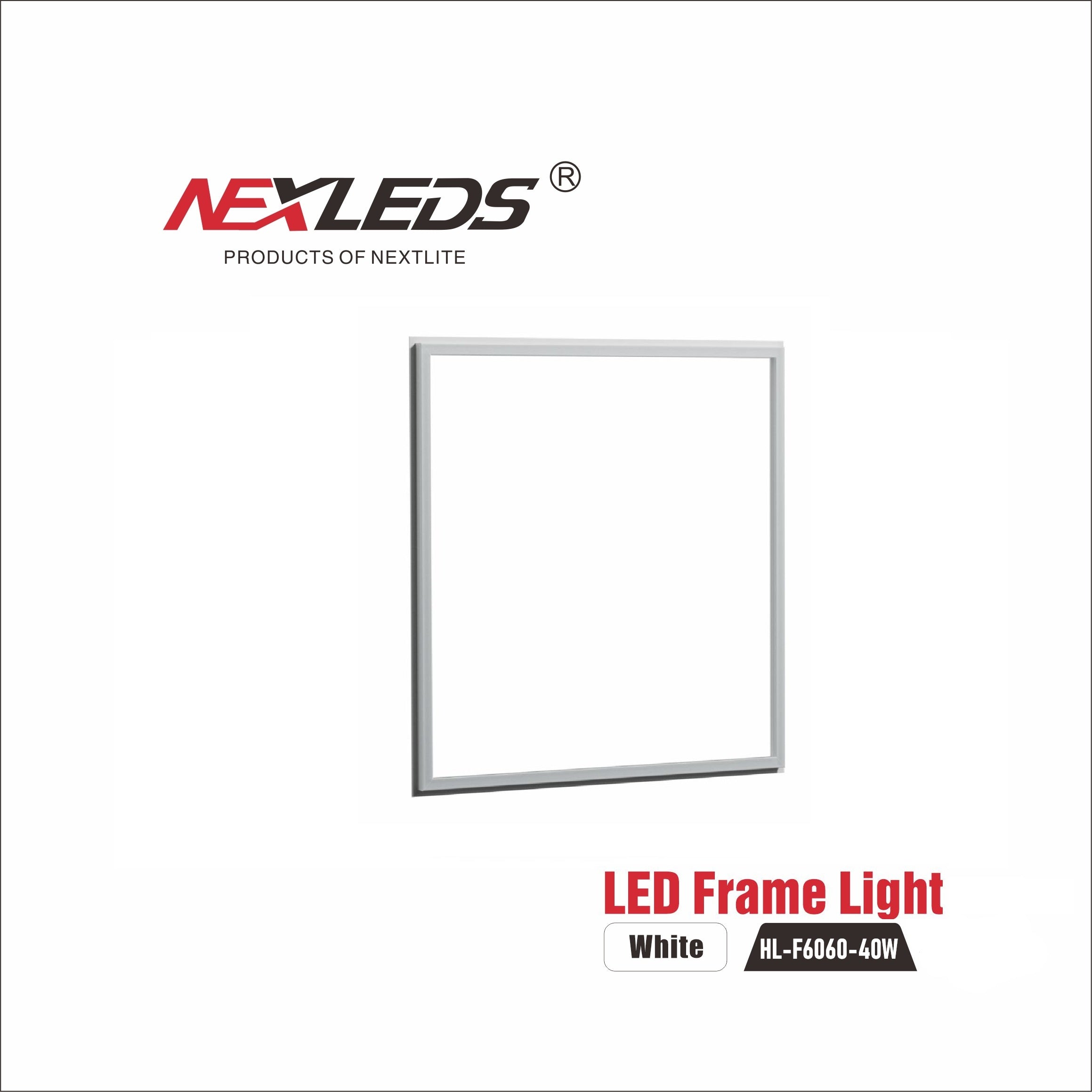 LED ljusram 60x60 för kontor och butik
