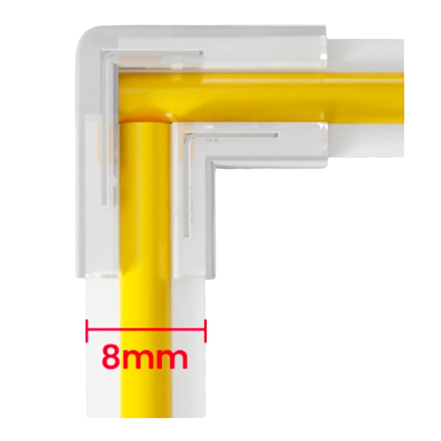 L - Formad Hörn COB/SMD 8mm 2 PIN PCB IP20 5V-24V
