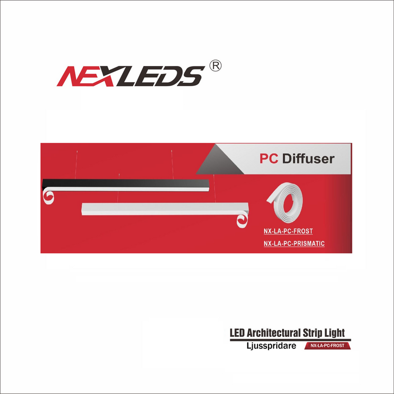 LED Linjär Armatur För Arkitekturbelysning Ljusspridare