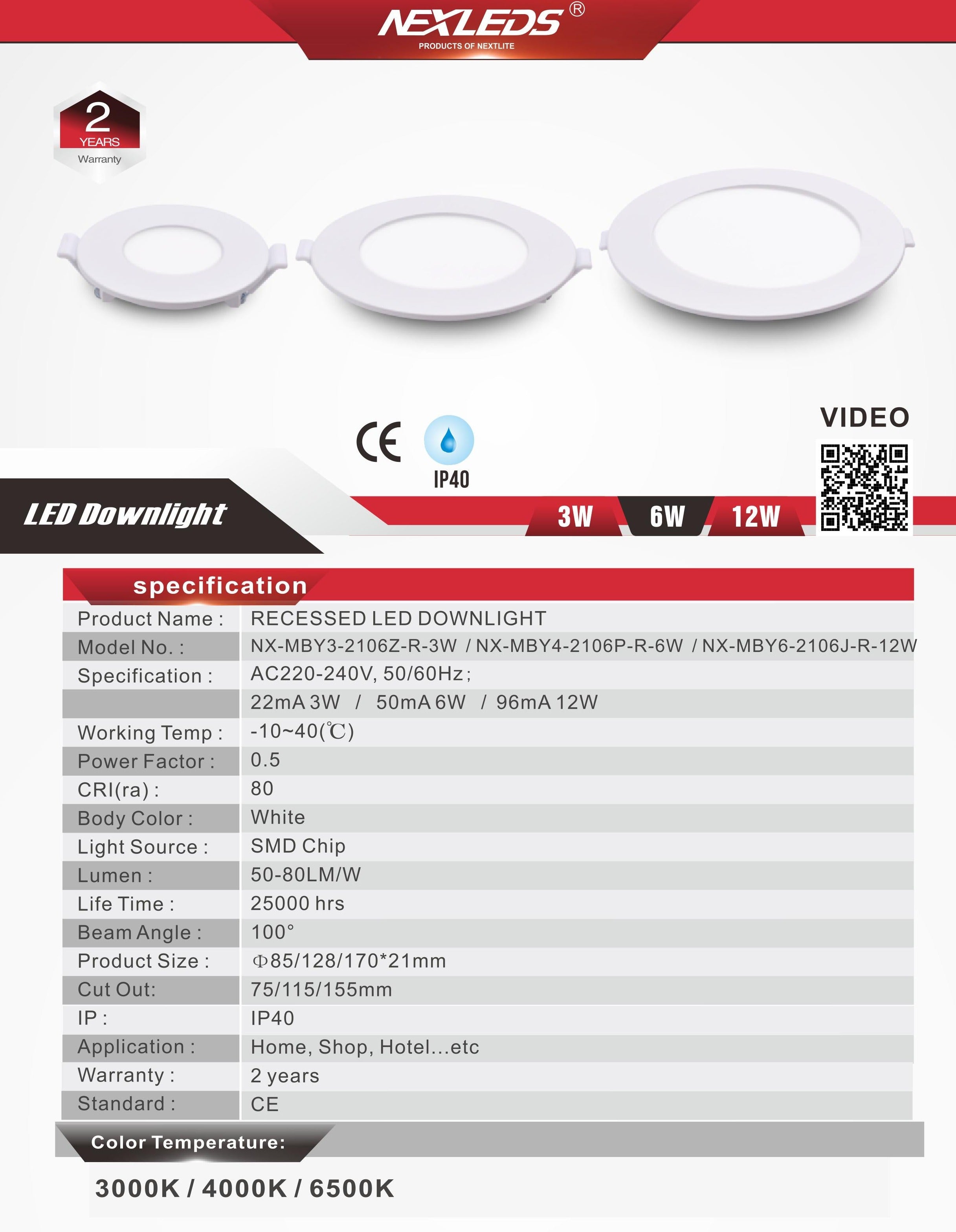 NX-MBY3-2106Z-3W, NX-MBY4-2106P-6W, NX-MBY6-2106J-