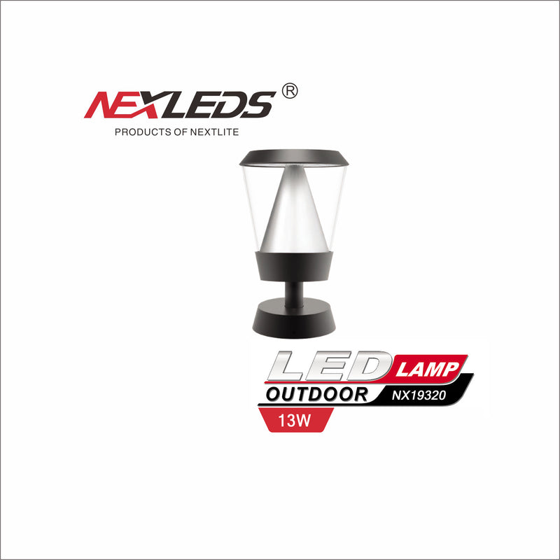 Stolpljusarmatur NX19320 13W 3000K