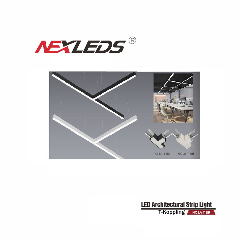 LED Linjär Armatur För Arkitekturbelysning T-Koppling