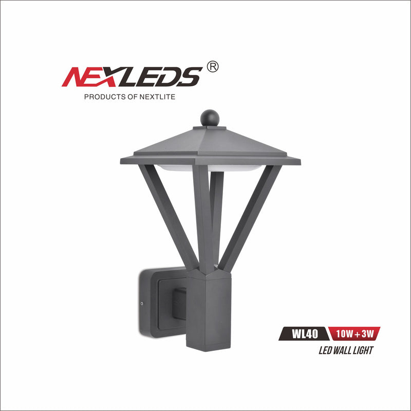 Fasad-/väggbelysning WL40 10W