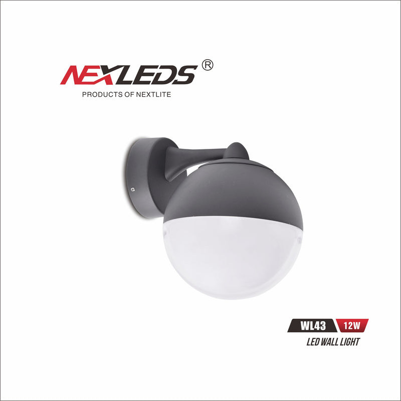 Fasad-/väggbelysning WL43 12W