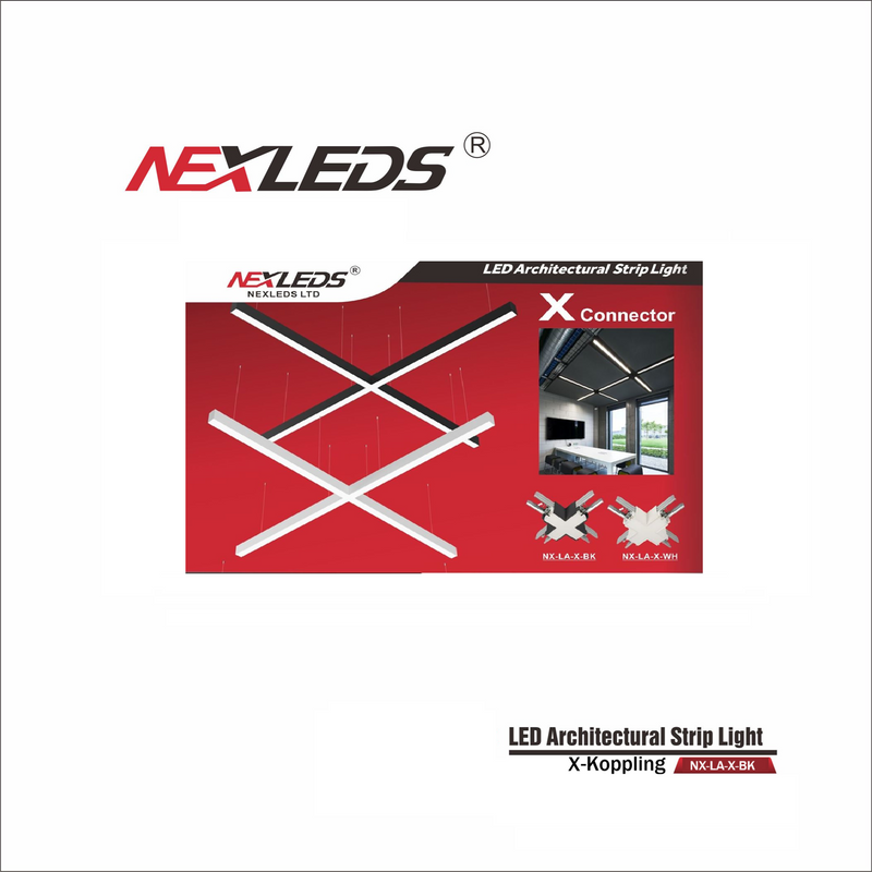 LED Linjär Armatur För Arkitekturbelysning X-Koppling