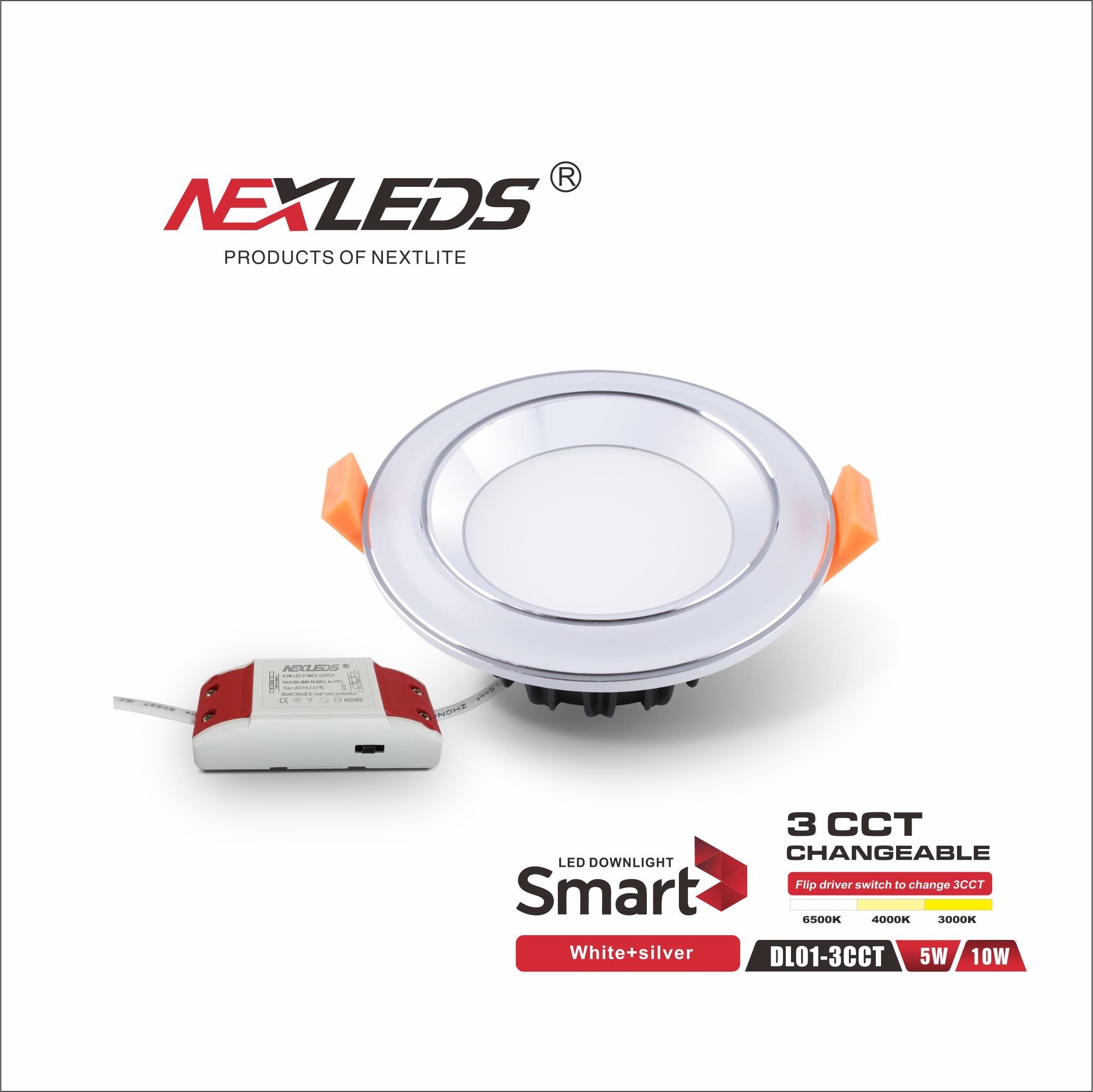 DL01-3CCT 5W/10W SMD Downlight