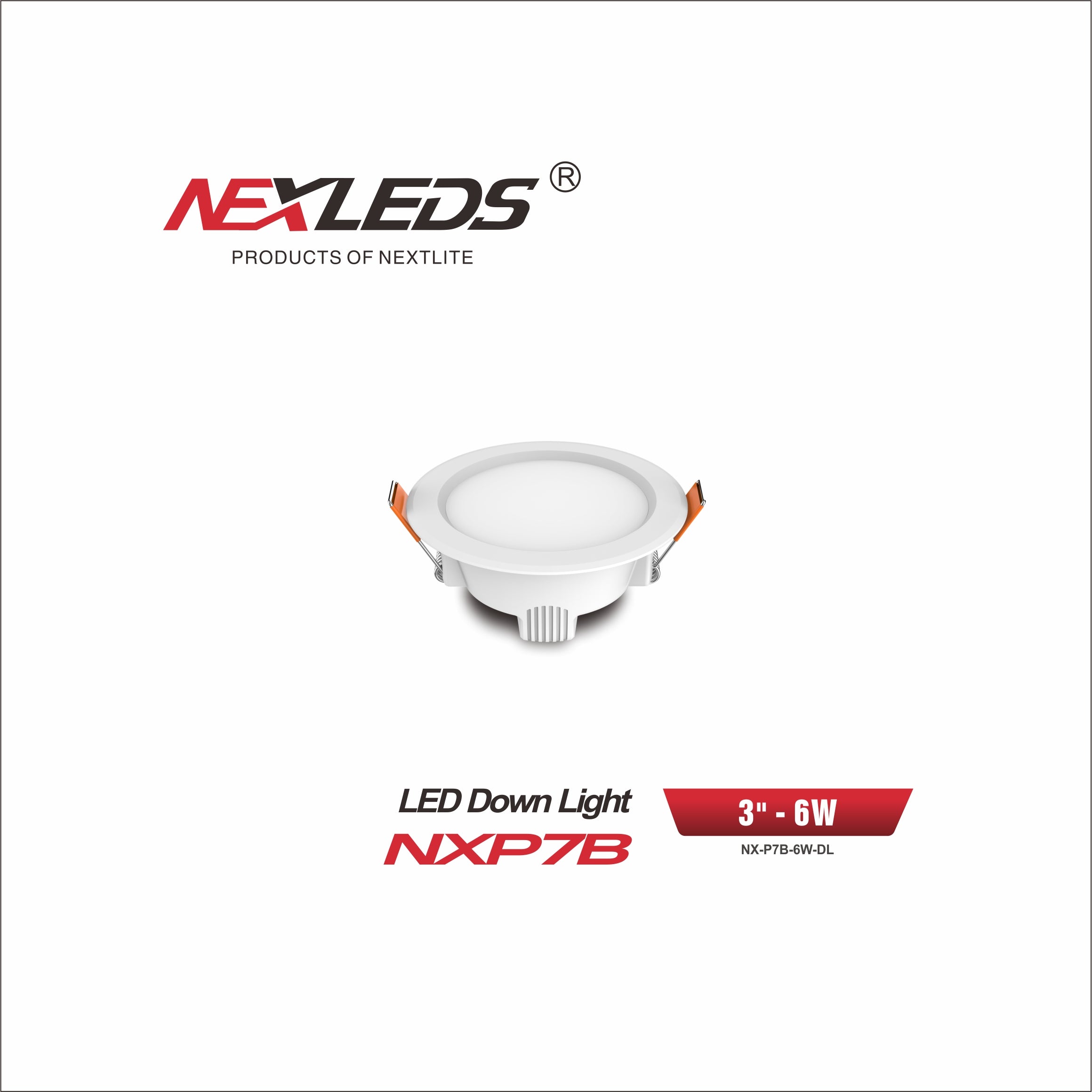 NX-P7B 6W/10W/15W/21W/27W LED Downlight