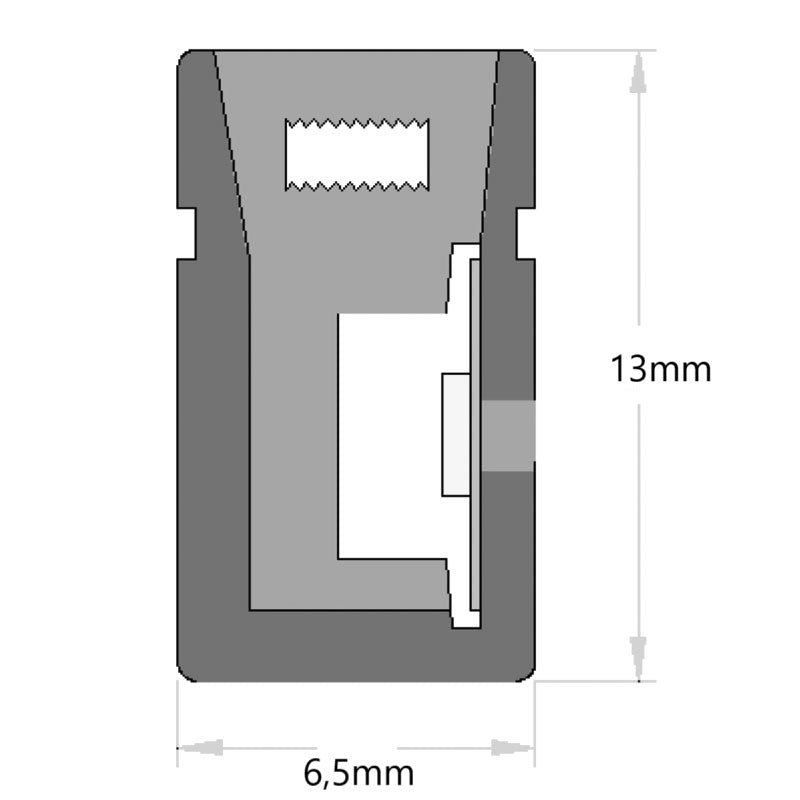 LED-slang Neon Flex vit 6,5mm*13mm IP67
