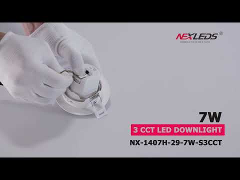 NX-1407H-29-7W-S3CCT LED Downlight
