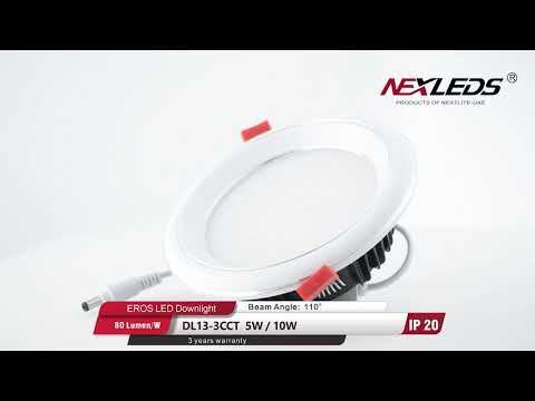 EROS DL13-3CCT 5W/10W LED Downlight