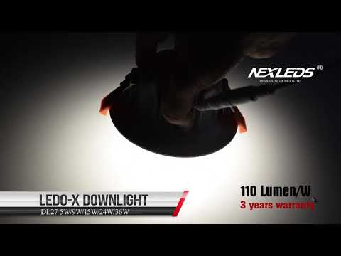 LEDO-X DL-27 5W//9W/15W/24W/36W Downlight