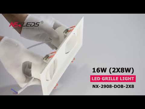 NX-2908-DOB-2x8 LED Grille Light