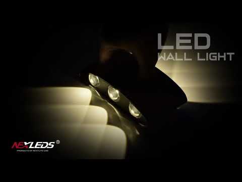 Fasad-/väggbelysning WL08 2*1W, 4*1W, (6*1W) & 8*1W