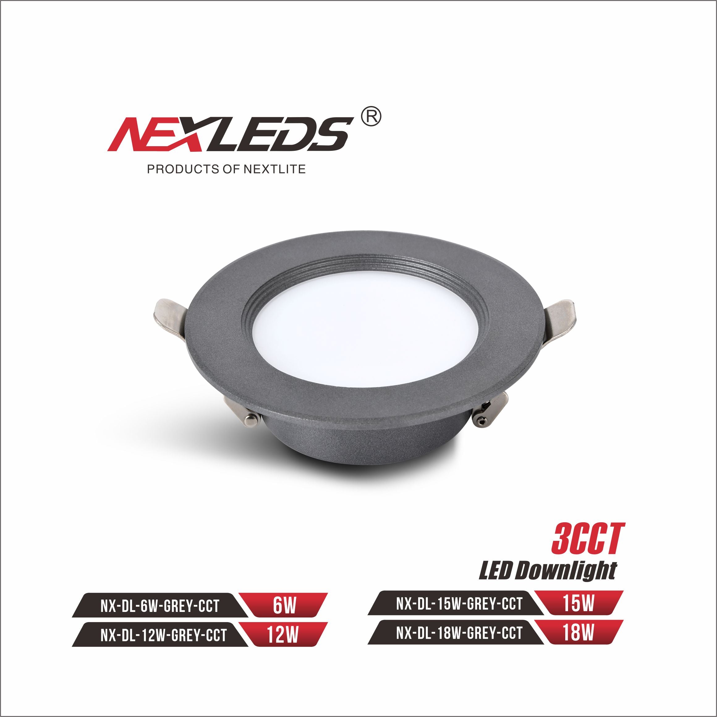 NX-DL-6W/12W/15W/18W CCT LED Spot Light