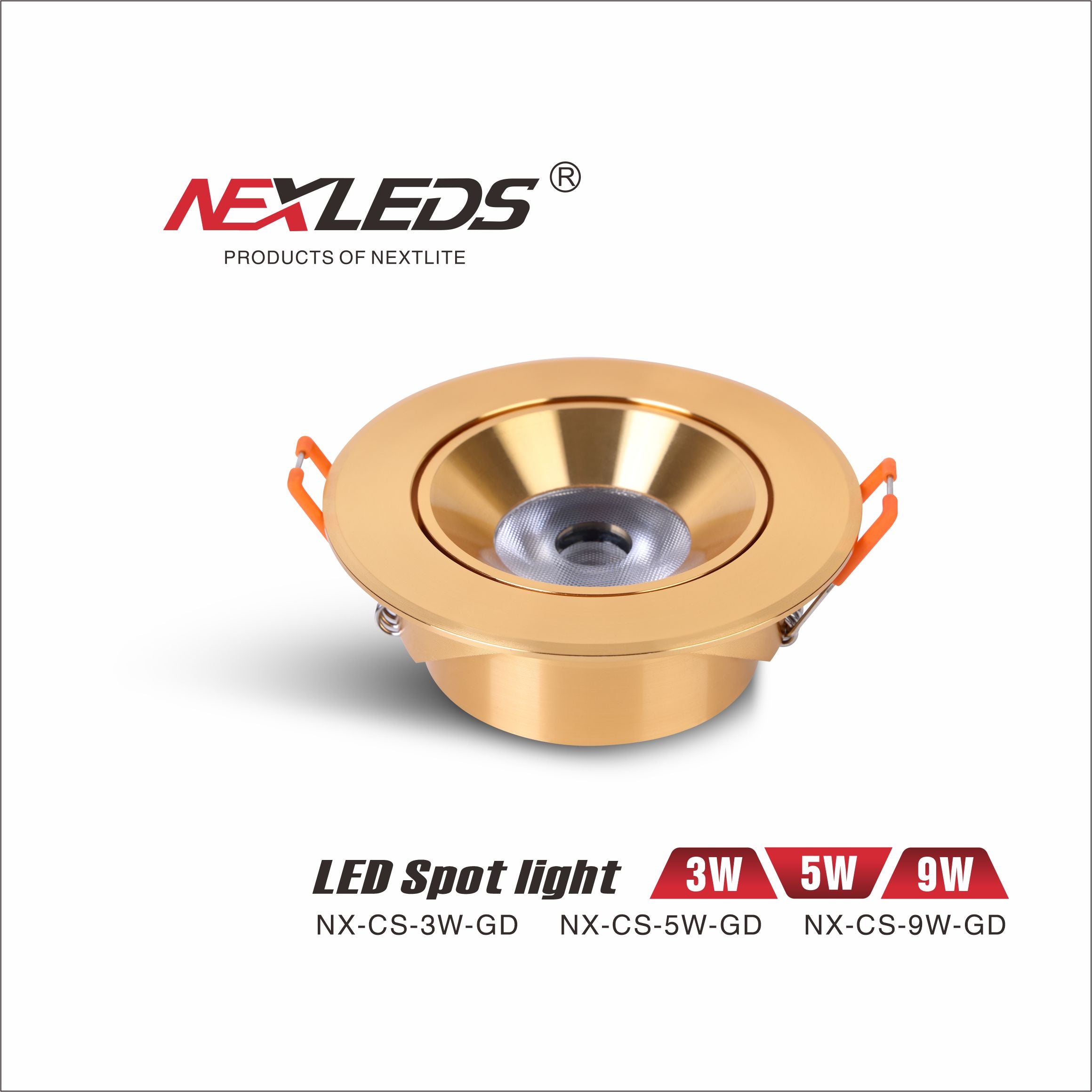 NX-CS-3W, 5W & 9W LED SPOT LIGHT