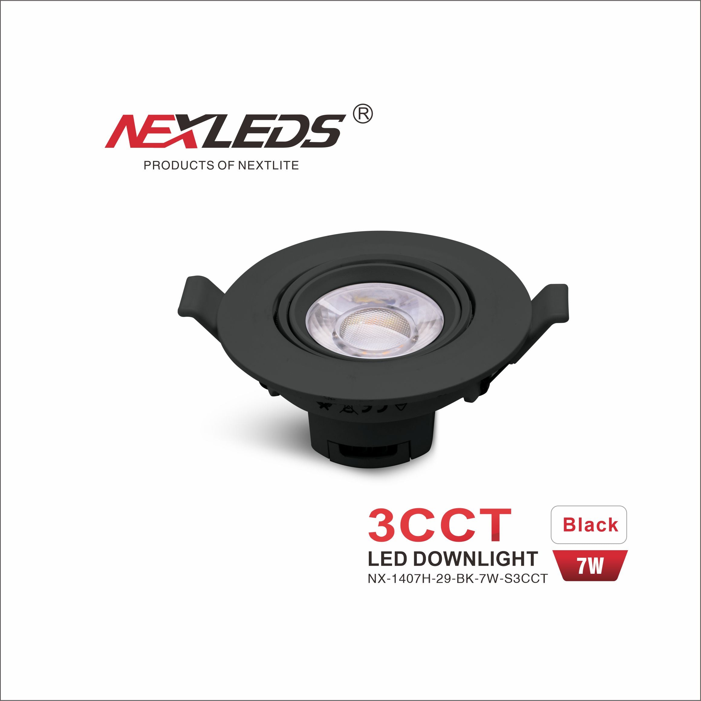NX-1407H-29-7W-S3CCT LED Downlight