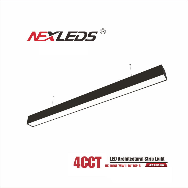 LED Linjär Armatur För Arkitekturbelysning 180 cm Svart