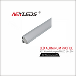 45° Aluminiumprofil med Difuser LED List  3M