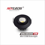 MNCOB86M & MNCON86 3W Mini COB Downlight