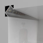 45° Aluminiumprofil med Difuser LED List  3M
