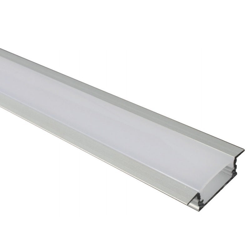 Aluminiumprofil med Difuser LED-Listkanal, 3M 10MM