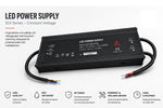 Vattentät LED-transformator 100W 24V IP67 för LED-belysning