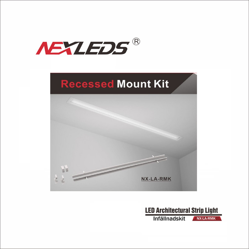 LED Linjär Armatur För Arkitekturbelysning Infällnadskit