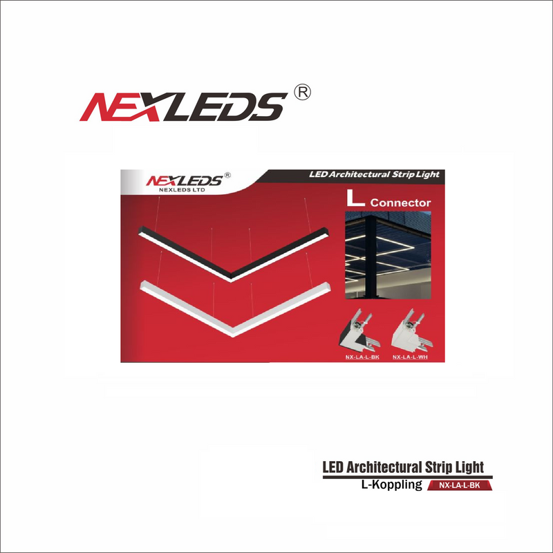 LED Linjär Armatur För Arkitekturbelysning L-Koppling