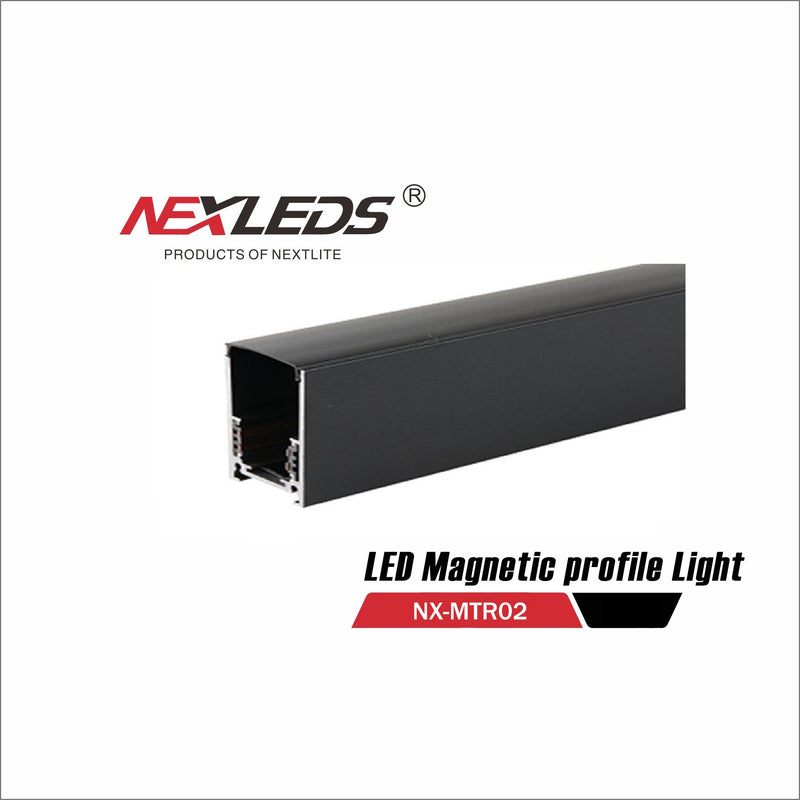 Utanpåliggande Skena MTR02 för Magnetiskt Skensystem