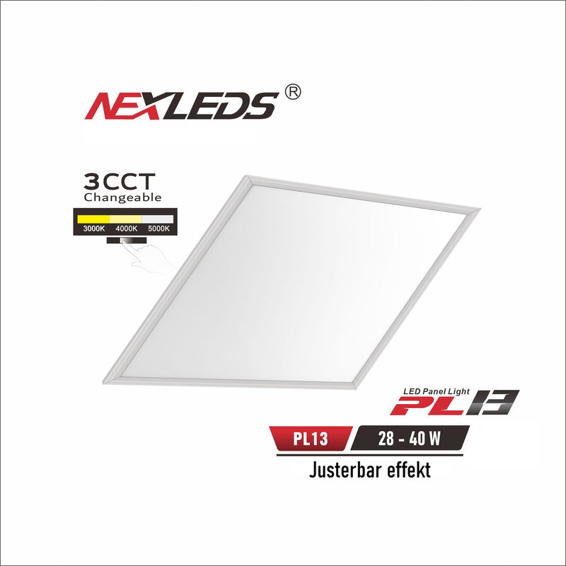 LED Panel 60x60 PL13 Valbar effekt 28-40W 3CCT IP20