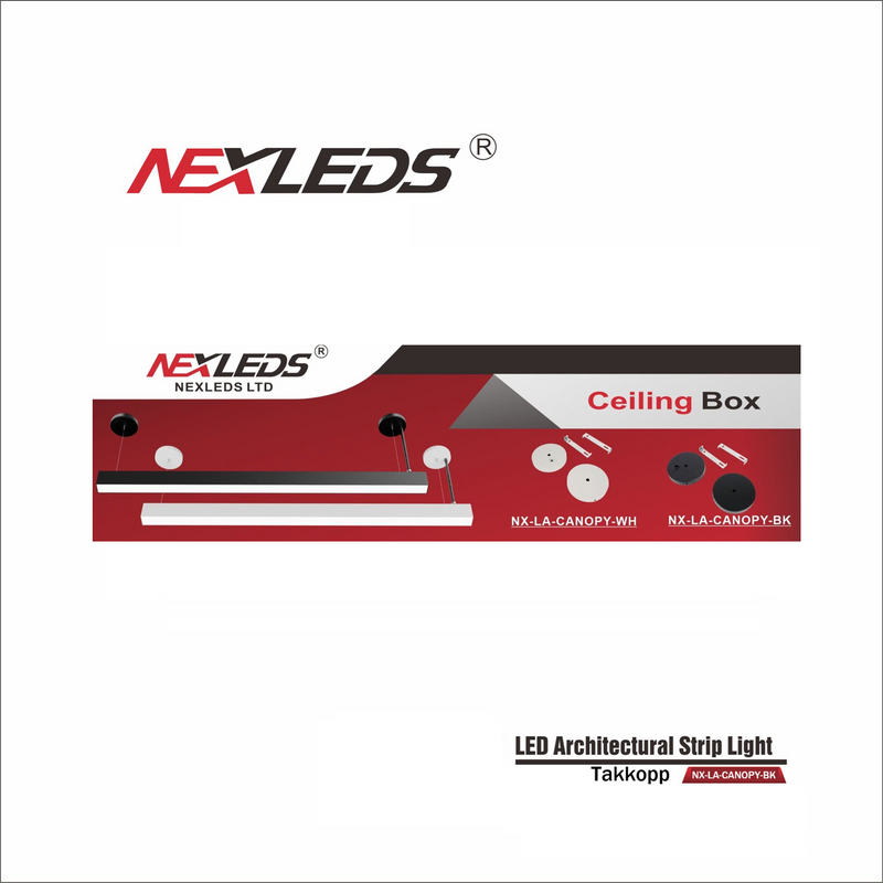 LED Linjär Armatur För Arkitekturbelysning Takkopp