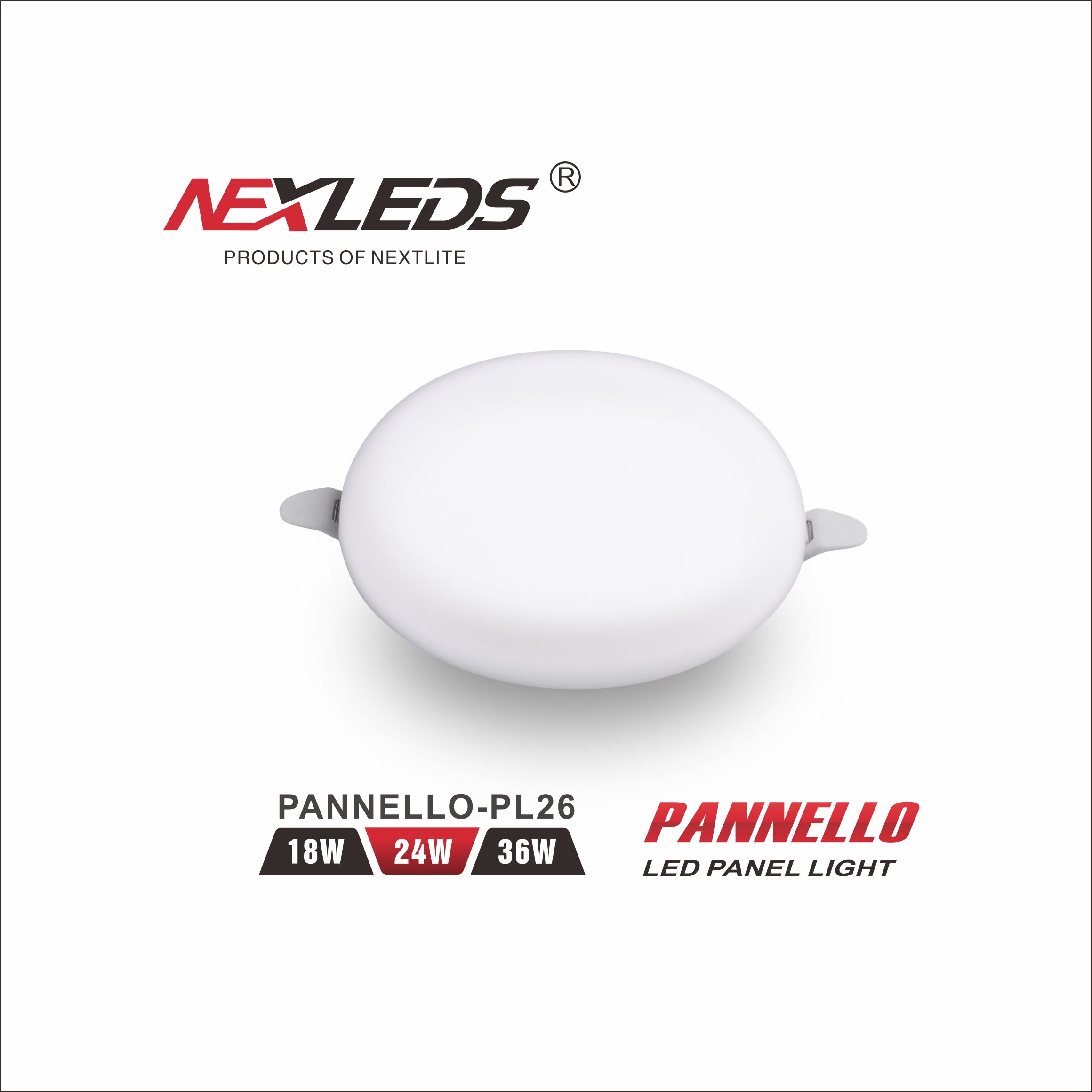 PANNELLO PL-26 18W/24W/36W (12W Changeable CCT)LED