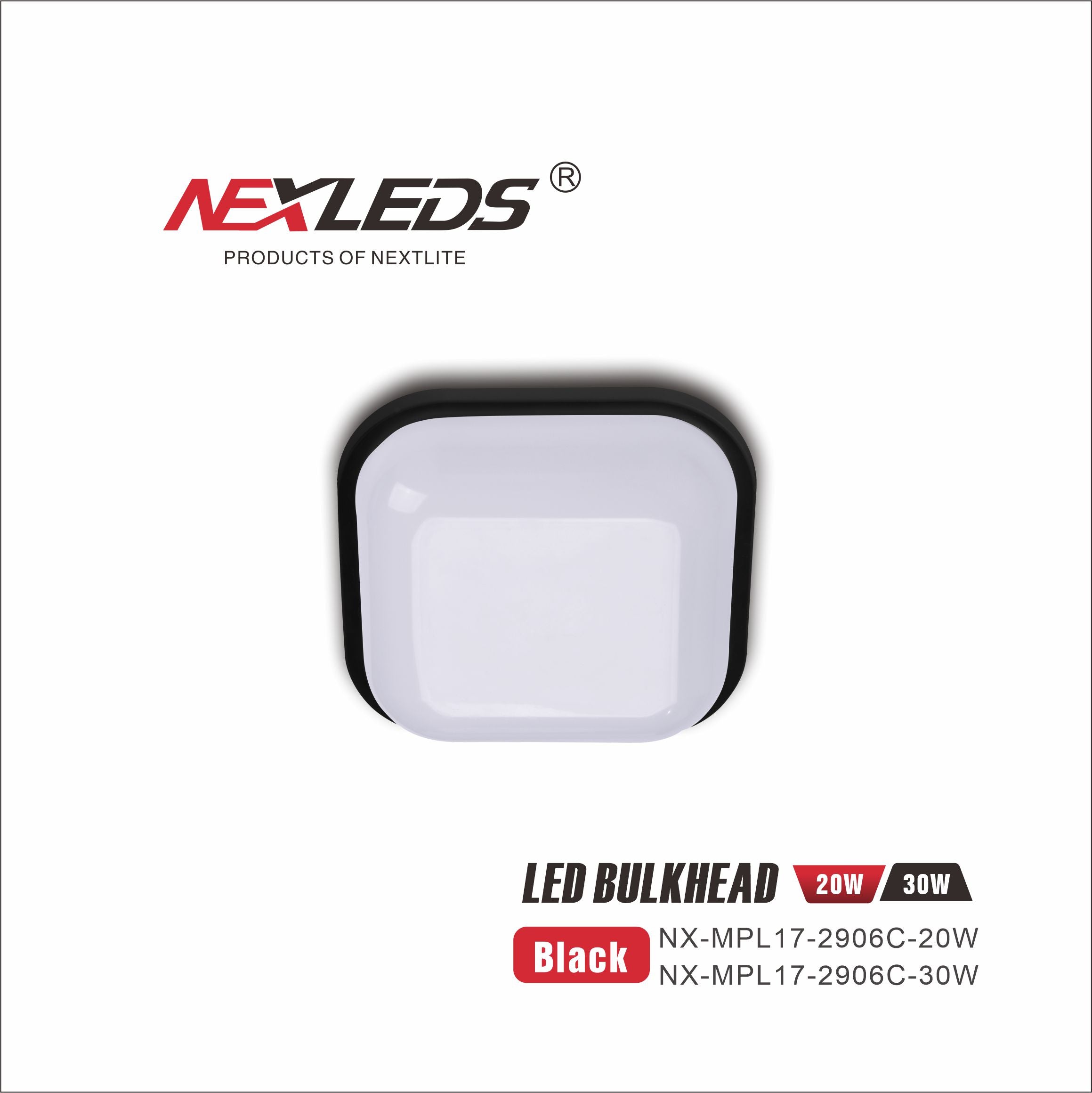 NX-MPL17-2906C-20W & 30W LED BULKHEAD