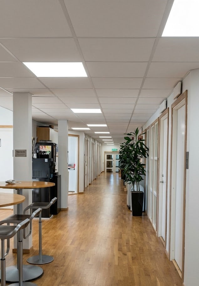 LED-panelinstallation för Optimera i Toftanäs i Malmö